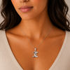 The Crystal Eternity Circle Pendant